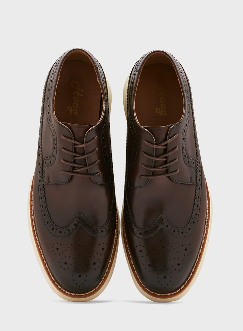 Hoog Brogue Lace Ups