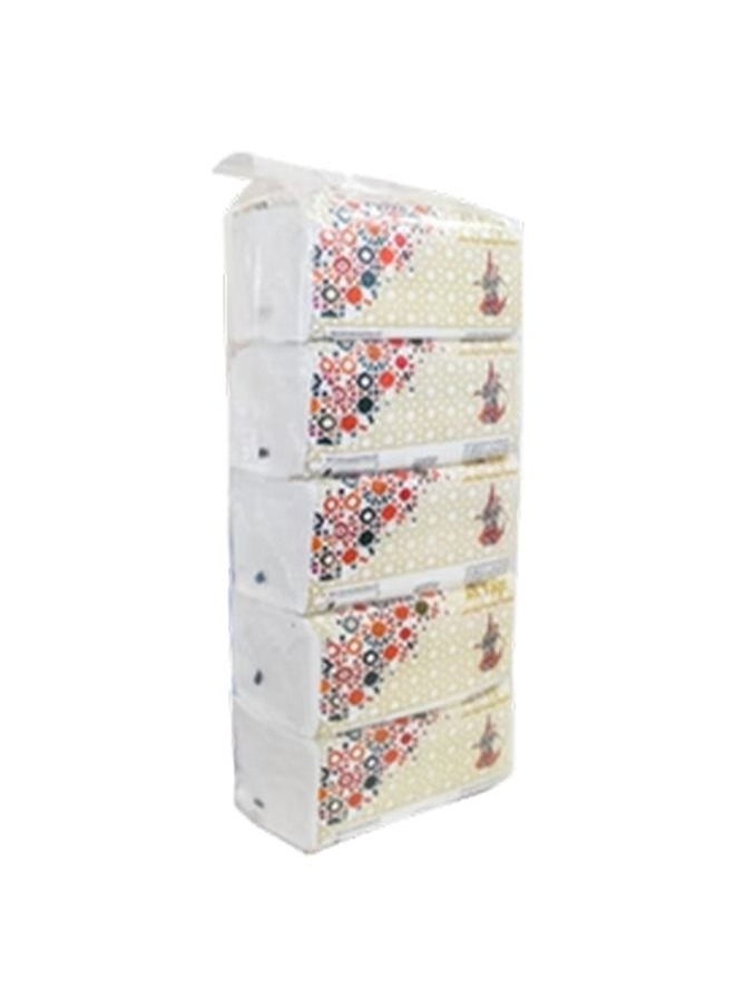 Al Fajr Soft Facial Tissue Paper 2 Ply x 300 Sheets Pack of 5  - Image 5