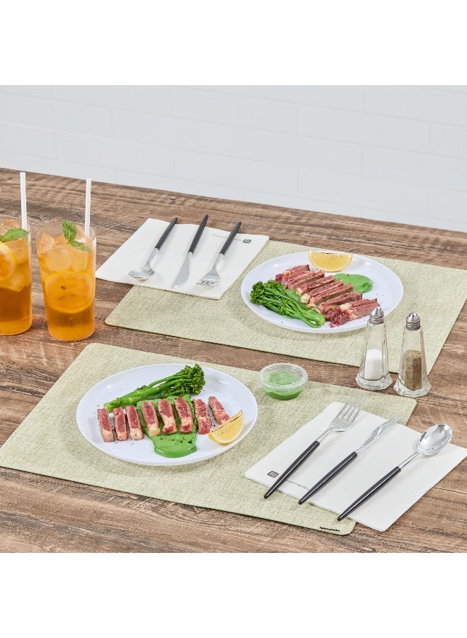 Restaurantware 9 x 9 Inch Catering Plates, 100 Round Party Dinner Plates - Sturdy, Disposable, White Plastic Disposable Plates, Unique Design, For Special Occasions, Catered Events  - Image 4