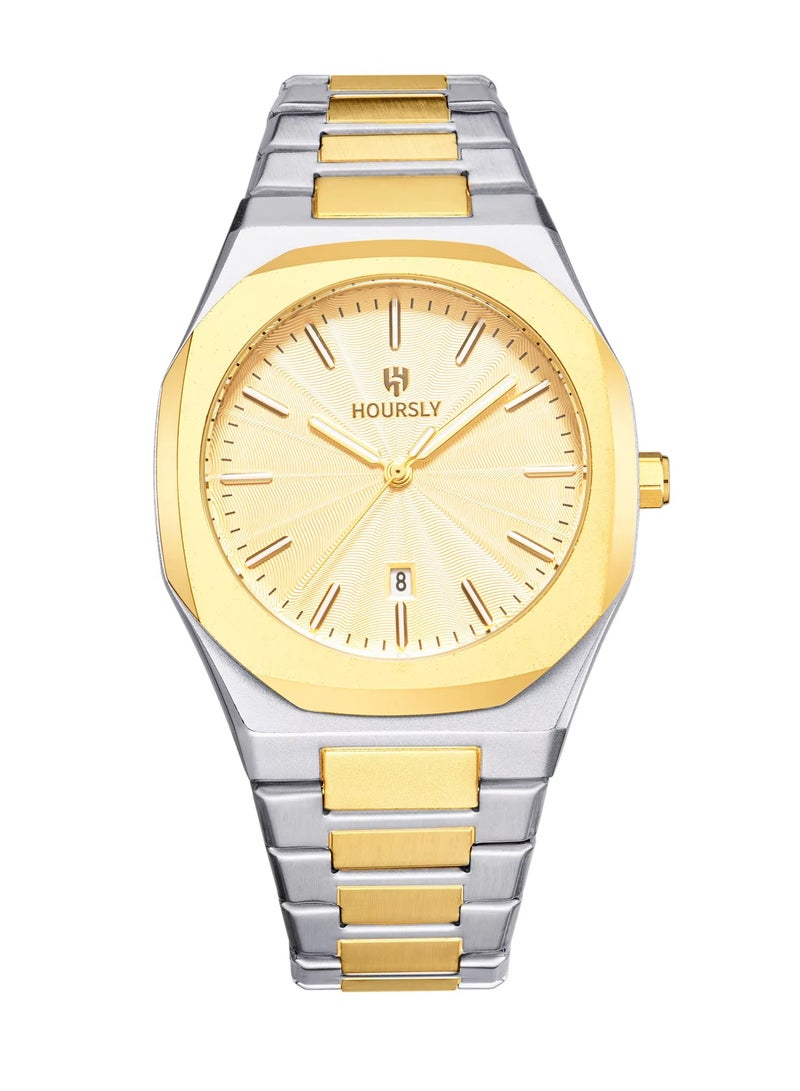 HOURSLY 815 With Al Hilal Logo stainless steel water proof watch