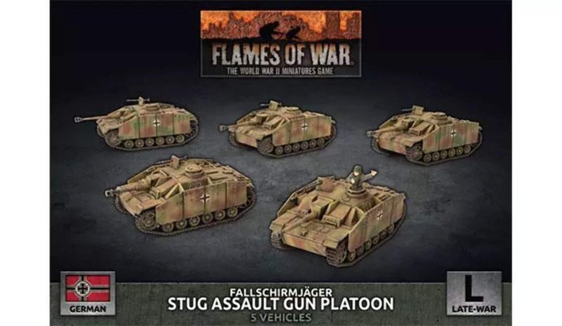 Flames of War German Fallschirmjger StuG Assault Gun Platoon LateWar - Image 3