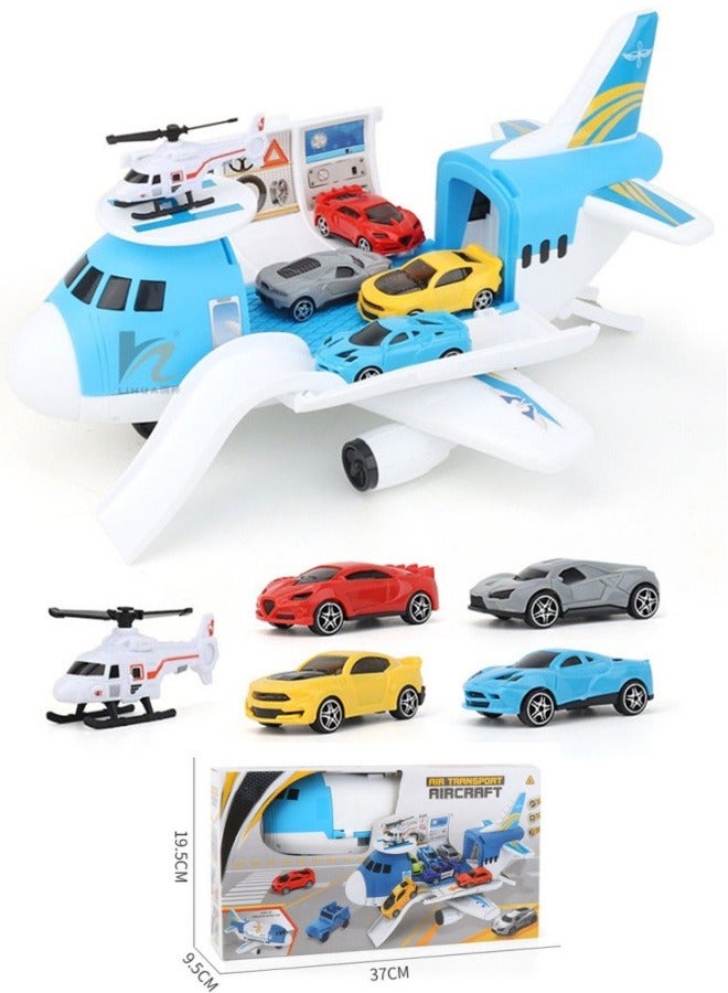 FPC Tuko (Blue) - Tuko Transport Cargo Aeroplane Car Toy Play Set Kids (Blue) - Image 1