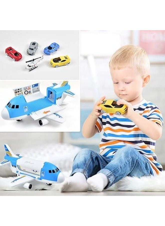 FPC Tuko (Blue) - Tuko Transport Cargo Aeroplane Car Toy Play Set Kids (Blue) - Image 5
