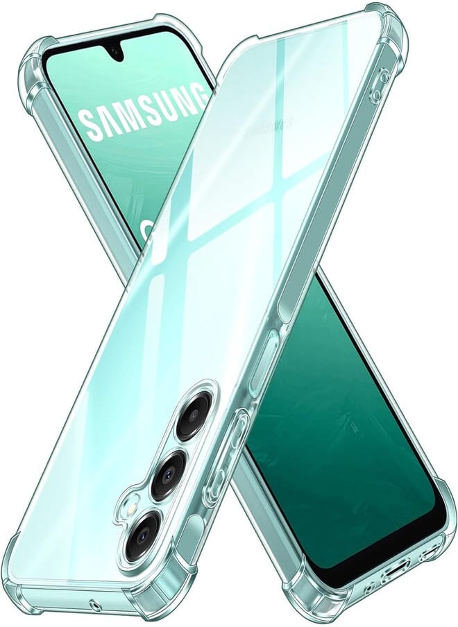 ivoler - iVoler Cover for Samsung Galaxy A16 4G / A16 5G, Shockproof Transparent Shock Absorption Case with Soft TPU Bumper, Slim Soft Silicone TPU Protective Case - Image 1