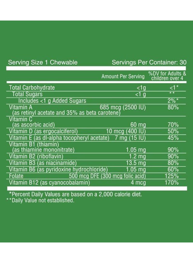 NUTRITIONL Vitamin Animals Kids Chew Tabs 30's - Image 2