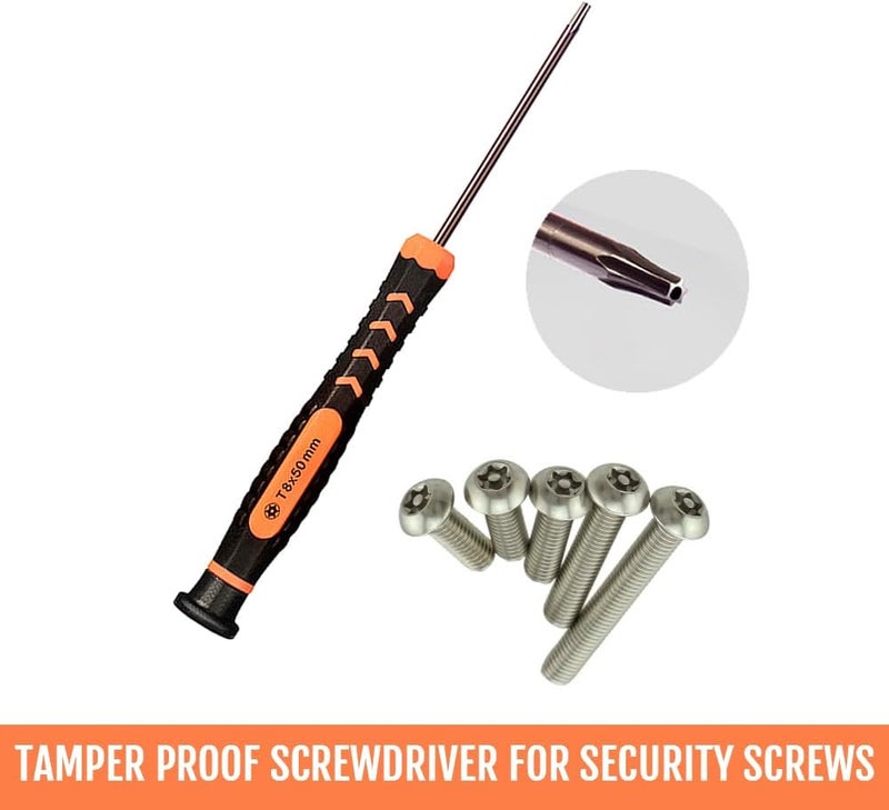 TECKMAN T8 Torx Screwdriver, TR8 Torx Security Screwdriver for Macbook,HDD,PS3,PS4,Xbox one and Xbox 360 Controllers Repair - Image 3