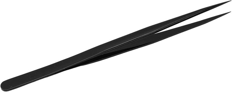 Black Precision Long Needle Nose Tweezers For Crafts Soldering Jewelry Making - Image 5