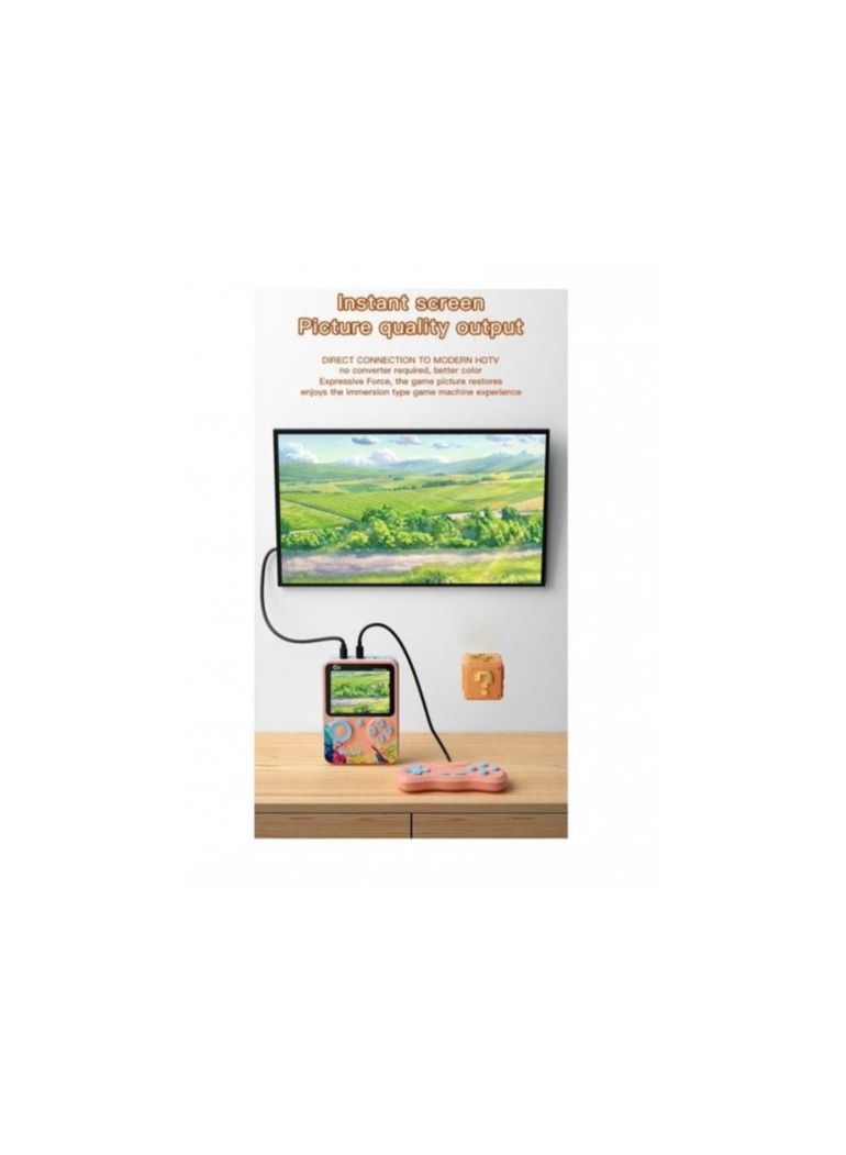 G5 Retro 3 inch Handheld Game Console Built-in 500 Classical FC Games Support for Connecting TV & Two Players - Image 3