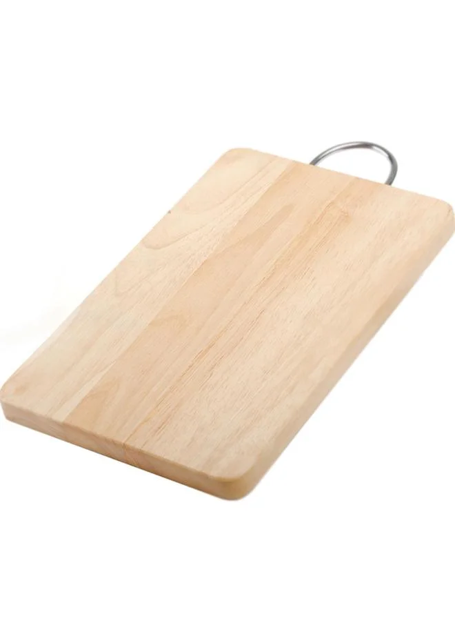 Billi Billi Wooden Cutting Board with Handle, Beige