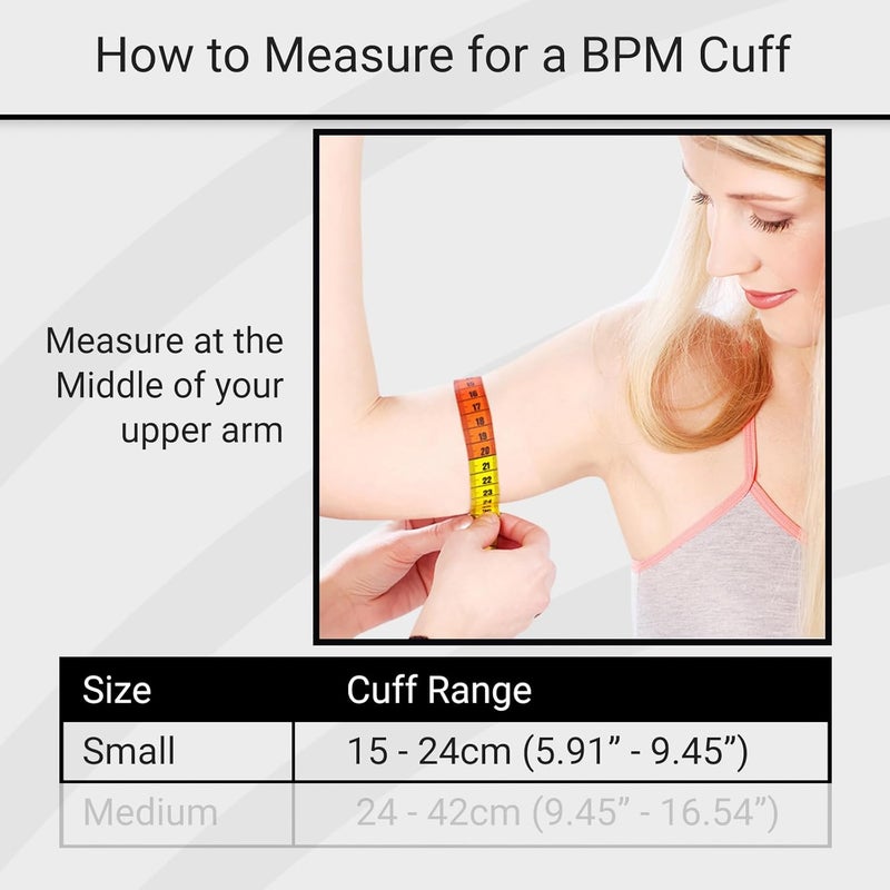 Vive Precision Blood Pressure Cuff Replacement  Compatible with Omron Series 5  Most BP Monitors  Universal Cuff for Adults Seniors  Elderly Small - Image 3