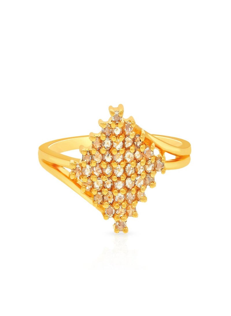 Malabar Gold and Diamonds - 22 Carat 916 Purity Yellow Gold Uncut Diamond Ring EGNPRE174RN1Y14 For Women - Image 1