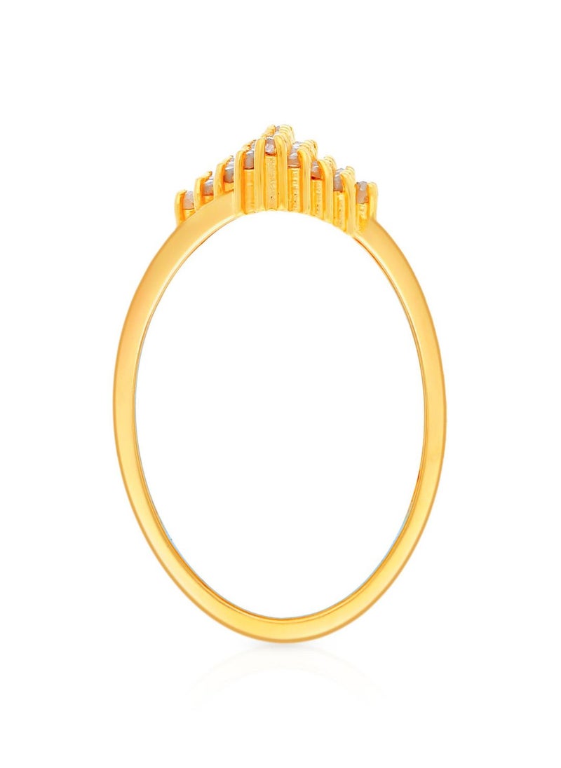 Malabar Gold and Diamonds - 22 Carat 916 Purity Yellow Gold Uncut Diamond Ring EGNPRE174RN1Y14 For Women - Image 1