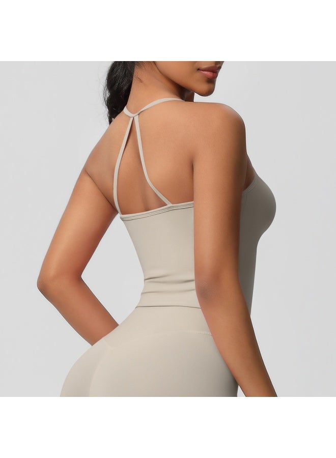 كوينج Beautiful Back Yoga Suit Quick Drying Top Running Sports Vest Slim Fit Fitness Suit Yoga Clothing Sportwear Woman Top - Image 4