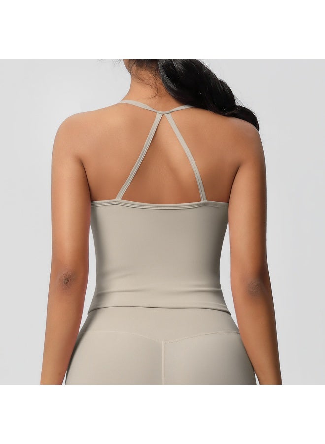 كوينج Beautiful Back Yoga Suit Quick Drying Top Running Sports Vest Slim Fit Fitness Suit Yoga Clothing Sportwear Woman Top - Image 3