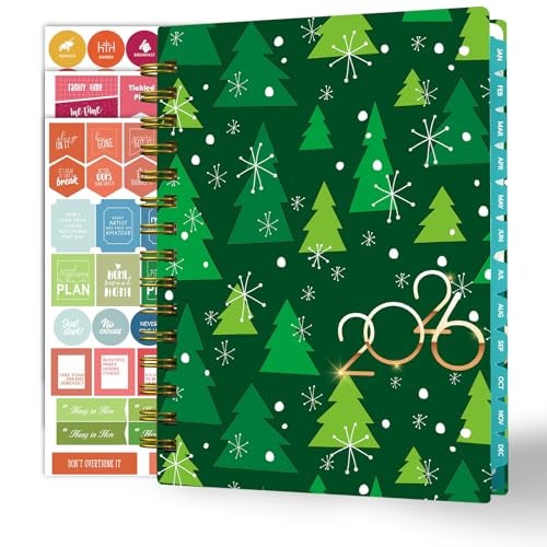 Ymumuda 2026 Planner, Daily Weekly Monthly Planner, 2026 Calendar Planner (Jan 2026 - Dec 2026), 8.4" x 6.3", Teacher School Student Work Agenda with Tabs, Ideal for School Office Supplies - Image 1