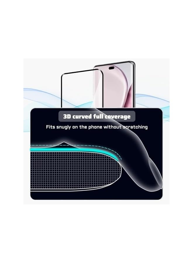 Jetech [2+2] Screen Protector Compatible with Honor X9c 5G, Tempered Glass Film with Camera Lens Protector, 9H Hardness Scratch Resistant, Anti-Fingerprint, HD Clear (Clear) - Image 5
