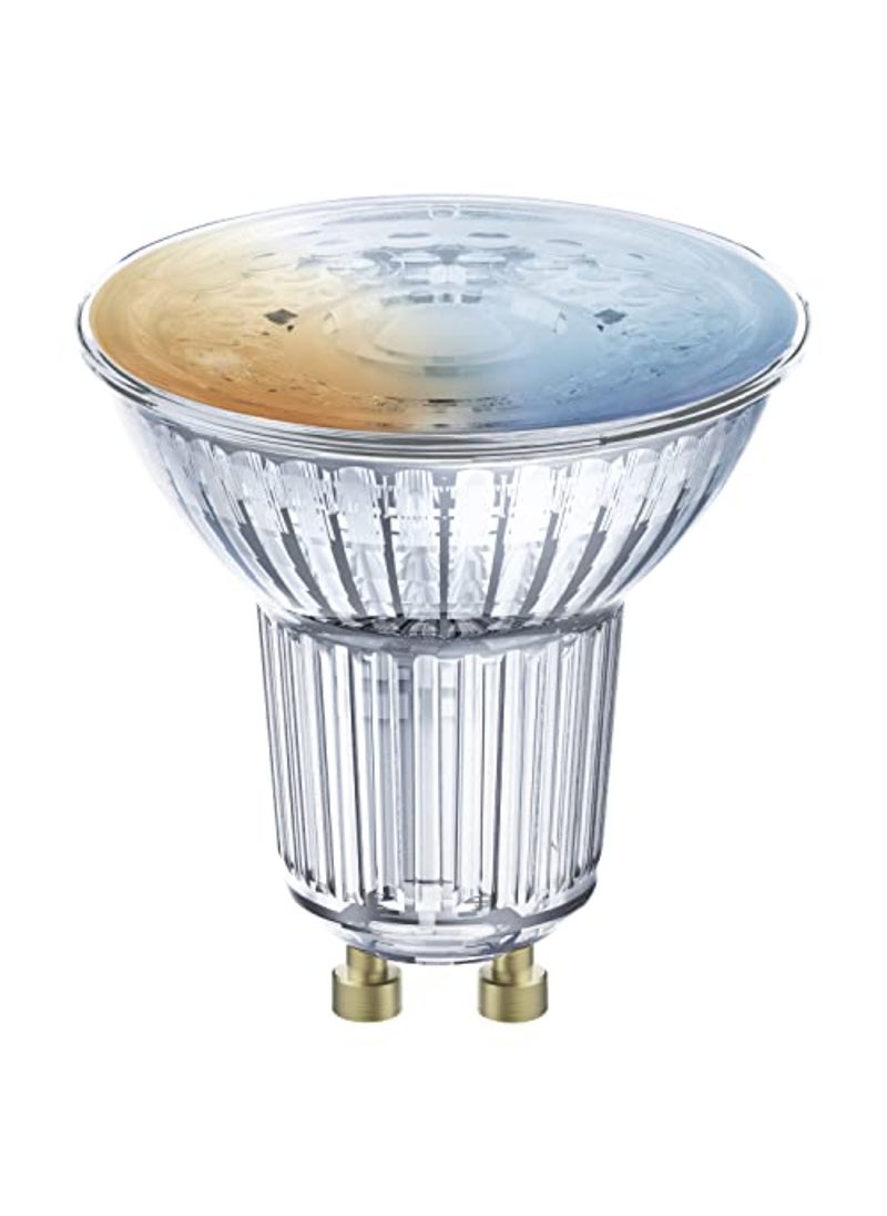 LEDVANCE - LEDVANCE Smart LED Reflector Lamp with WiFi Technology, Base: GU10, Tunable White (2700-6500K), Dimmable, Replaces Reflector Lamps with 40 W, SMART+ WiFi SPOT GU10 Tunable White, 1-Pack - Image 1