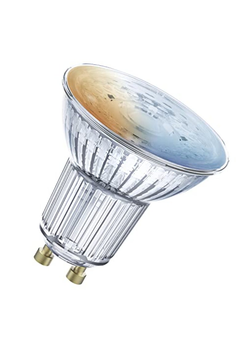 LEDVANCE - LEDVANCE Smart LED Reflector Lamp with WiFi Technology, Base: GU10, Tunable White (2700-6500K), Dimmable, Replaces Reflector Lamps with 40 W, SMART+ WiFi SPOT GU10 Tunable White, 1-Pack - Image 1