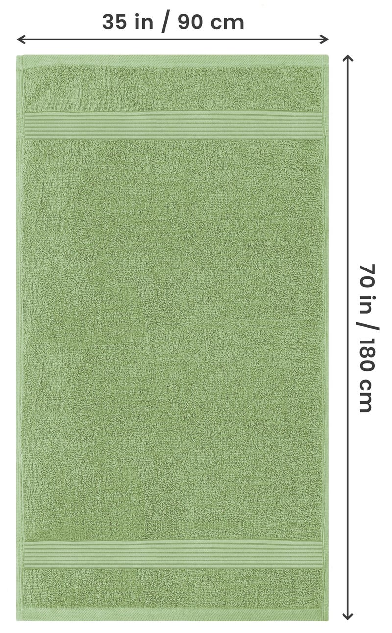 Utopia Towels Bath Sheets 2 Pack, 35x70 Inches, Extra Large Shower Towels, 100% Ring Spun Cotton, Soft and Absorbent, Bath Towel Large, Towel Set, Sage Green - Image 2