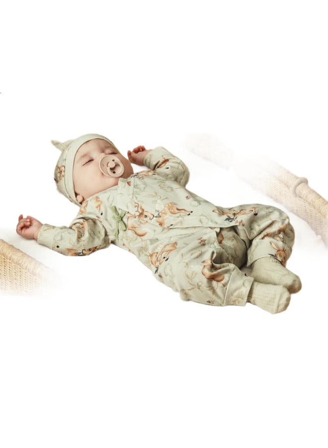 aqpa "Mommy'S Gift 3.0" Newborn Baby Romper Bodysuit 3.0 S Garden 52 - Image 3