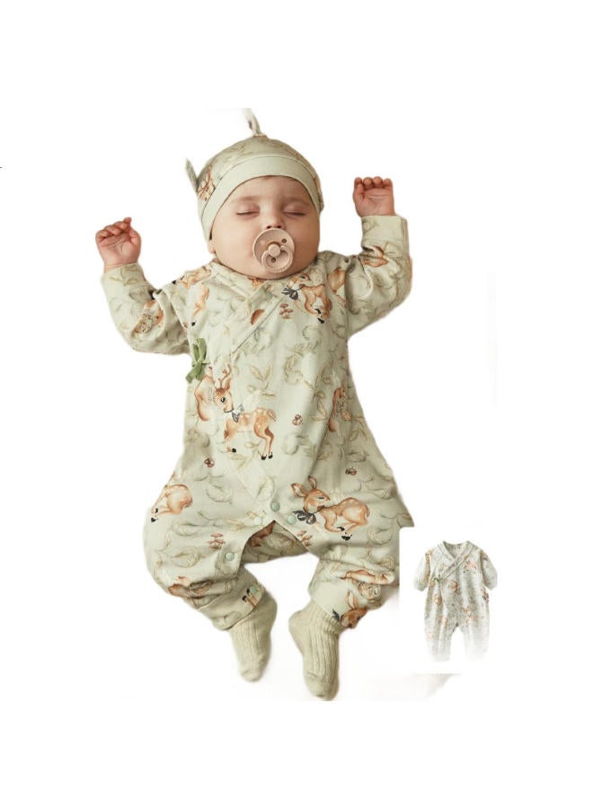 aqpa "Mommy'S Gift 3.0" Newborn Baby Romper Bodysuit 3.0 S Garden 52 - Image 1