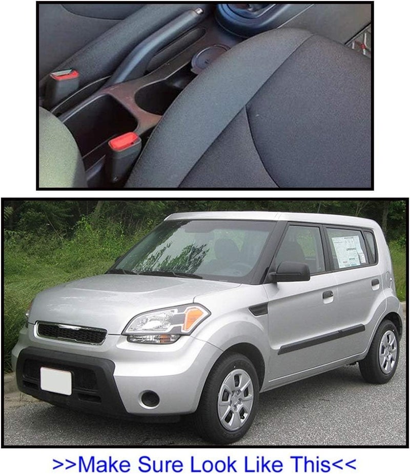 QASULER Leather Armrest for Kia Soul 2010-2013 - Image 3