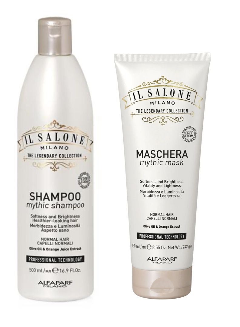 Il Salone Milano Professional Mythic Shampoo and Mythic Mask - Moisturizing Hair Mask Enriched with Olive Oil - Image 1