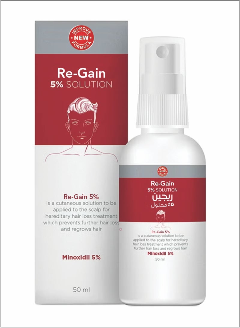 Top Pick Re-Gain  Hair Growth Kit – 5% Minoxidil Topical Spray Pack Of 2