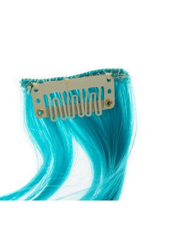 12 Pcs Curly Wavy One Color Party Highlights Clip On In Hair Extensions Colored Hair Streak Synthetic Hairpieces (Teal Blue) - pzsku/ZE0B74CCE885788EEA4D4Z/45/_/1721025068/be4860fc-b5dc-4341-b875-df27a5adb471