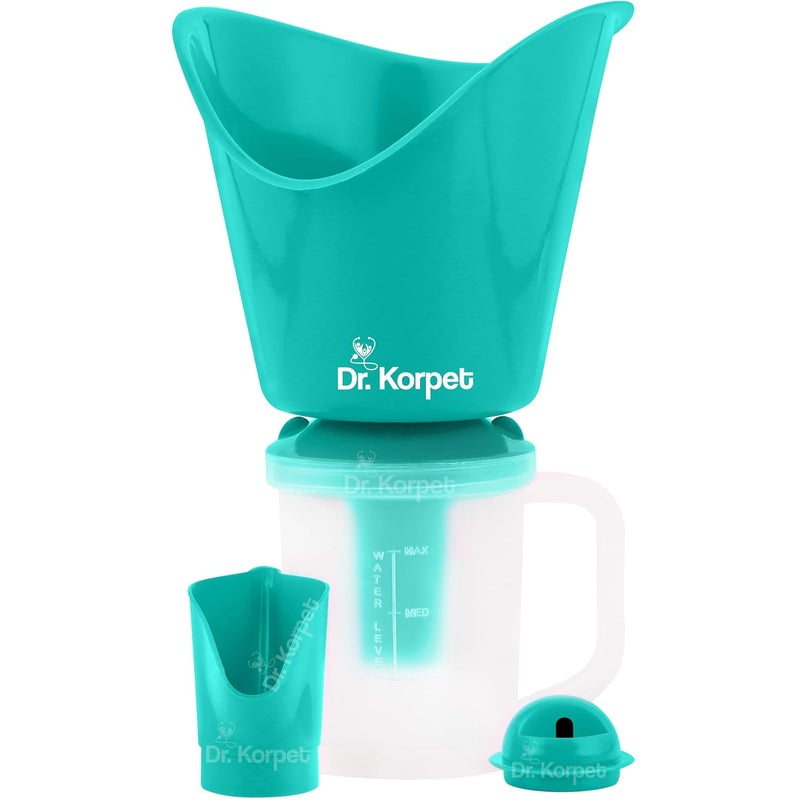 Dr. Korpet 3 in 1 vaporizer steamer for cough,cold and facial, inhaler & steamer for cold and cough (Green) - Image 1