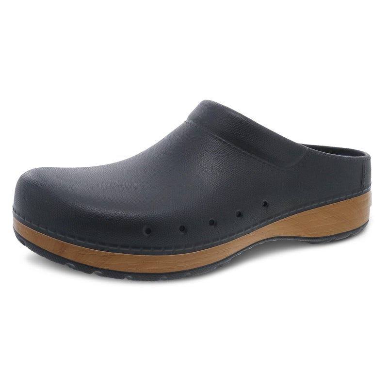 Dansko Mens Kane Black Slip On Mule 10511 M US Comfort Support Mens Slip on