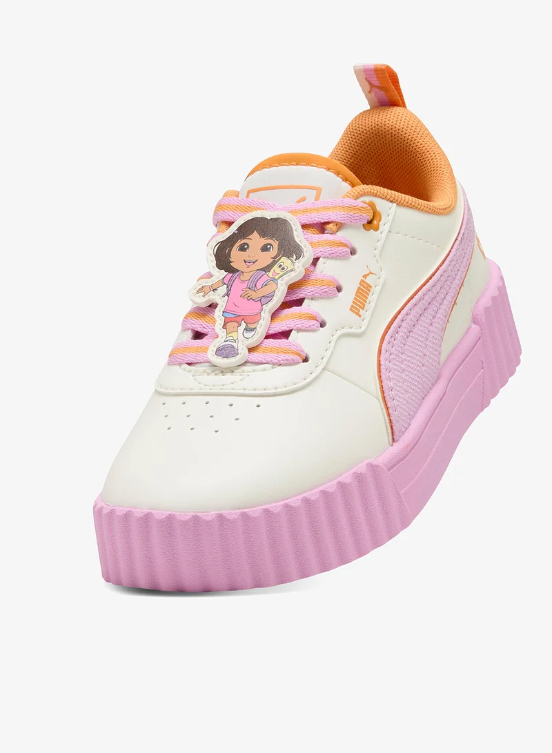 Puma Warm White-Bright Papaya Kids Carina 3.0 Dora Ps for Women | Best Price UAE