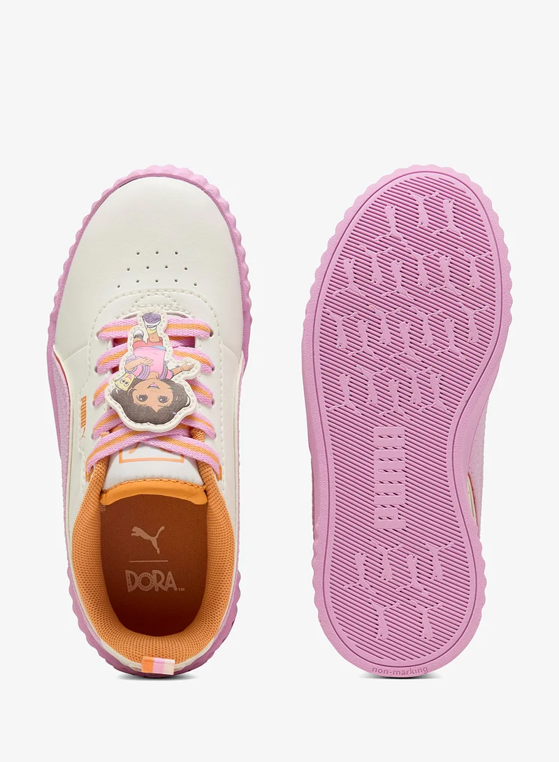 Puma Warm White-Bright Papaya Kids Carina 3.0 Dora Ps for Women | Best Price UAE