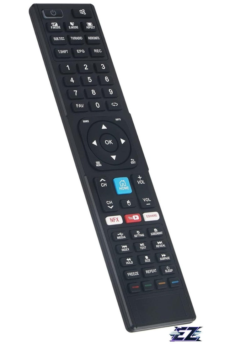 ELTRAZONE Replacement Remote Control RM-C3401 Fit for JVC 4K UHD Smart LED TV LT-55N775A LT-55N685A LT-65N785A LT55N775A LT55N685A LT65N785A with battery - Image 2