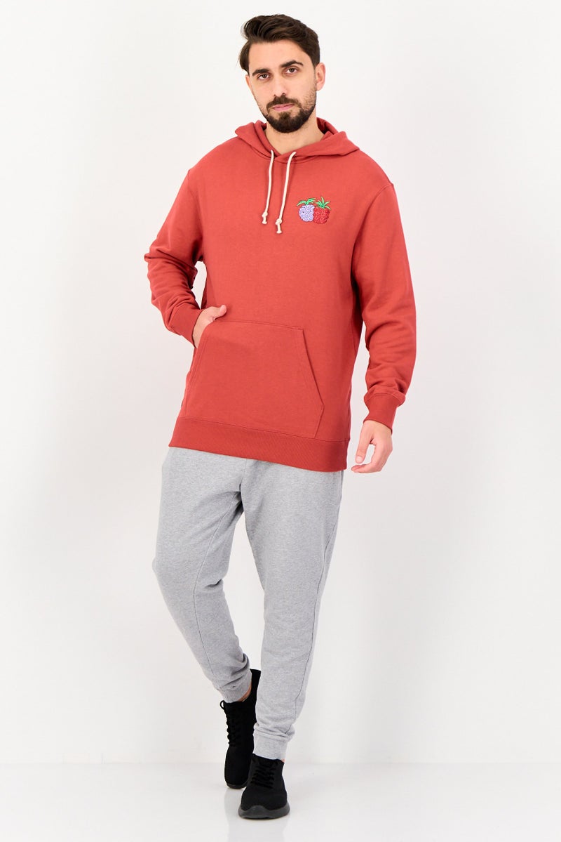 PUMA Men Sportswear Fit Long Sleeve Outdoor Hoodies, Red - Image 2
