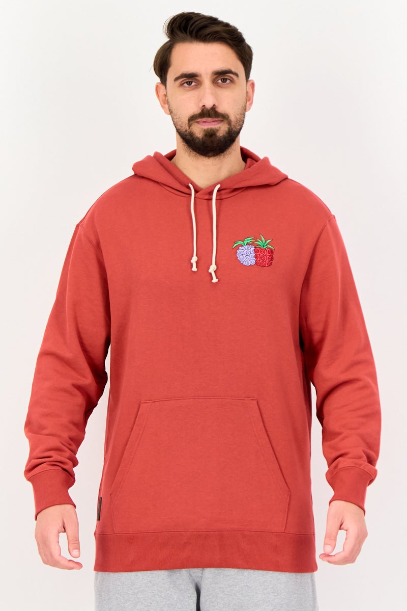 PUMA Men Sportswear Fit Long Sleeve Outdoor Hoodies, Red - Image 1