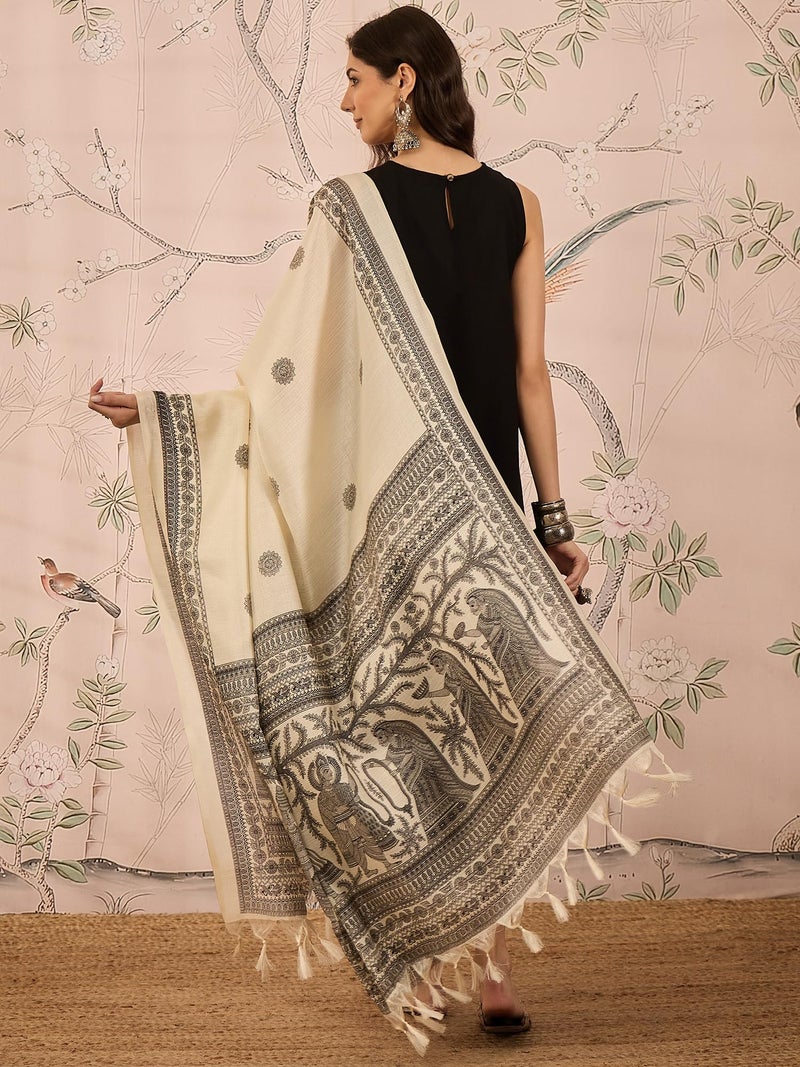 InWeave Women Regular Kurta with Palazzos & With Dupatta - Image 3