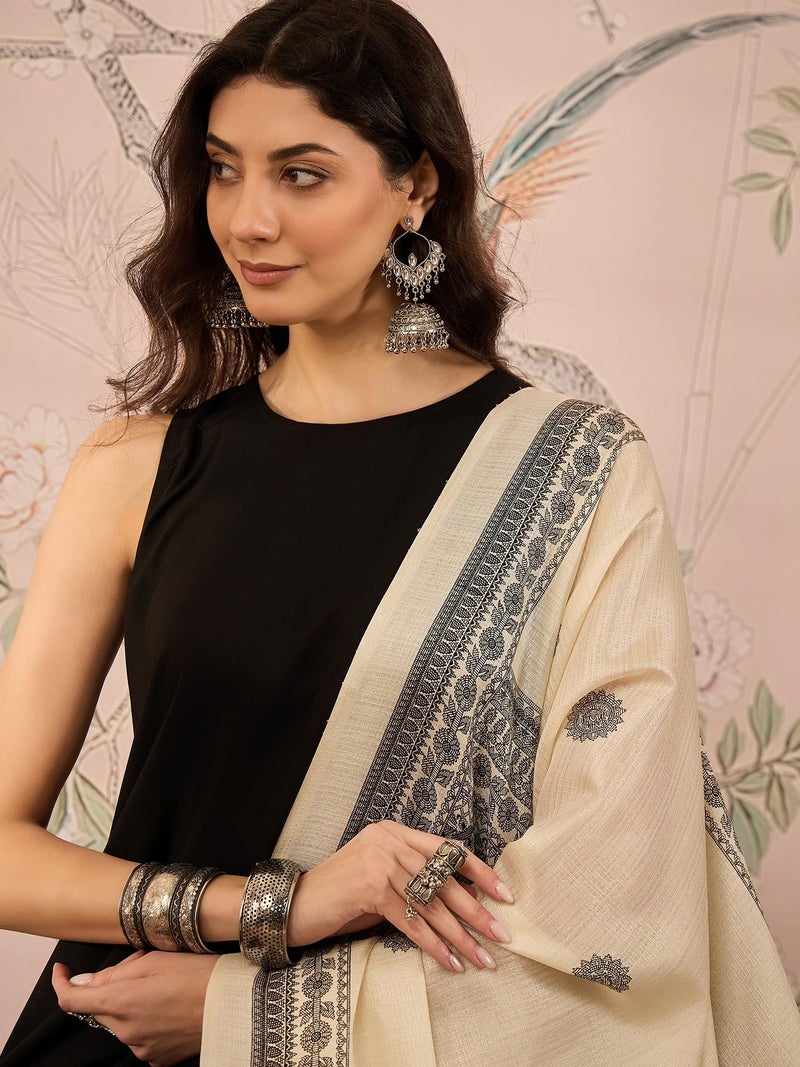 InWeave Women Regular Kurta with Palazzos & With Dupatta - Image 4