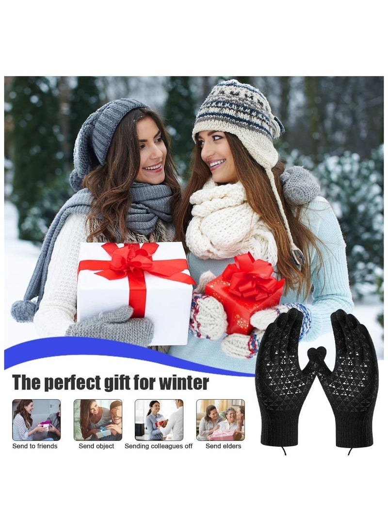 General USB Heated Gloves Electric Heated Gloves Heated Ski Gloves for Men and Women Touchscreen for Skiing Cycling Motorcycling Hiking  - Image 5