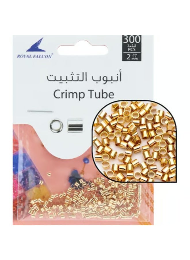 Royal Falcon Crimp Tube 2 mm KC Gold.06 kg ( .13 lb ) - Image 1