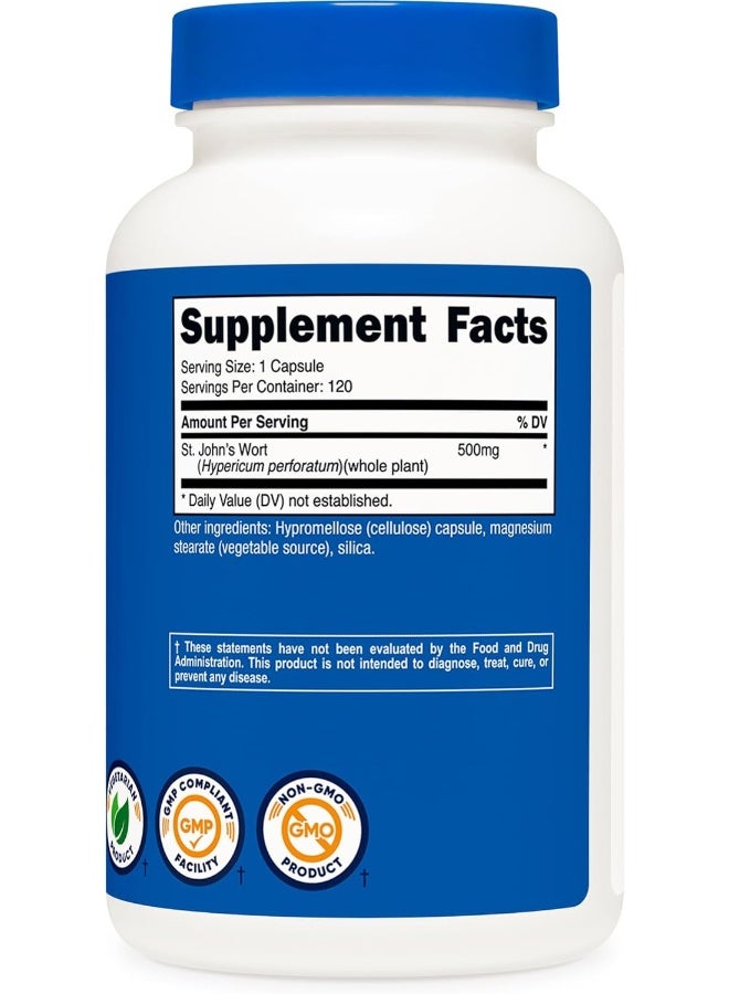 كبسولات نيوتريكوست من نبتة سانت جون، 120 كبسولة - Image 5