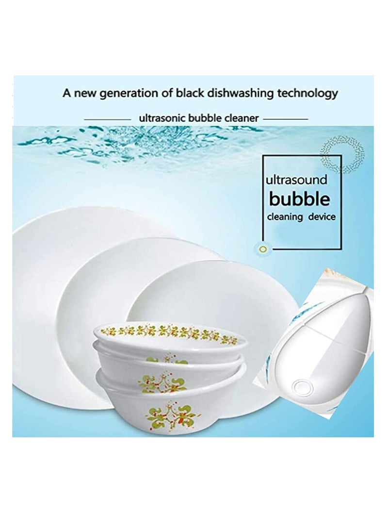 KASTWAVE Mini Dishwasher Mini Washing Machine, KASTWAVE In Sink Dishwasher Portable Dishwasher USB Add Dishwasher Detergent Clearning for Vegetable Fruit by Ultrasound Wave Usb Dishwasher (5W 2V White) - Image 3