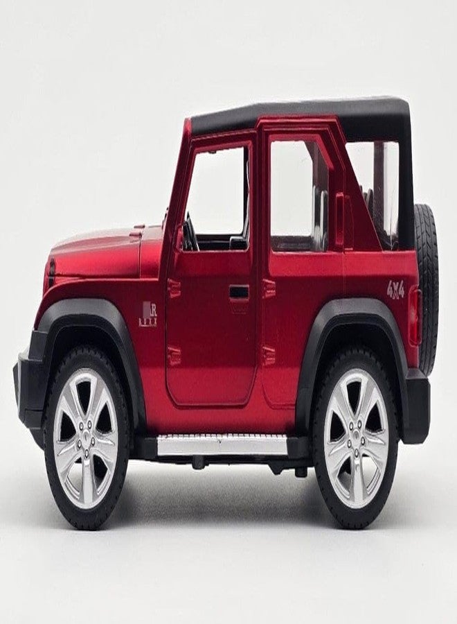 Metal car Toy for Kids| Light & Sound| Pullback & go| Openable Doors- Birthday Gift for Kids |Random Color| (|Thar Roxx|) - Image 4