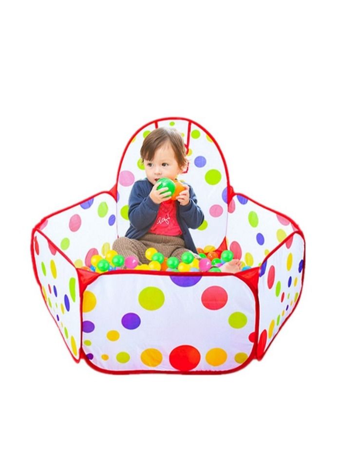 حوض اطفال يمكن ملأه بالكور وبه باسكت جميل جداومعله 50 كوره الولان مختلفه - Image 3