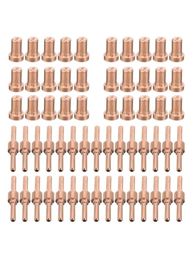 "60pcs PT31 LG40 Plasma Cutter Electrode&Nozzle Combo High PerFit formance Kit "  - Image 1