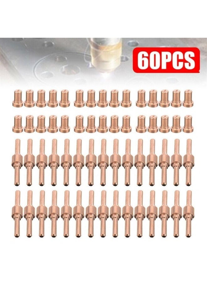 "60pcs PT31 LG40 Plasma Cutter Electrode&Nozzle Combo High PerFit formance Kit "  - Image 3