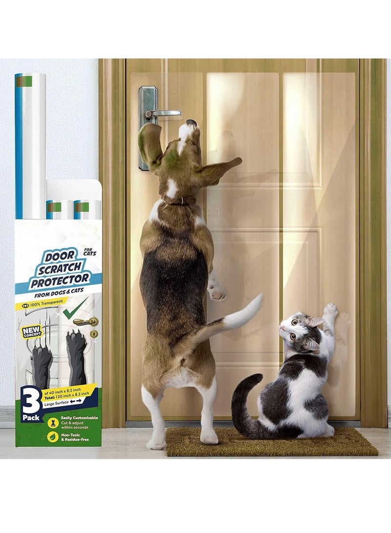 Pet door scratch protector, pet door scratch protector, scratch protector, cat door scratch protector, four-piece set, 8.2 * 40 - Image 1