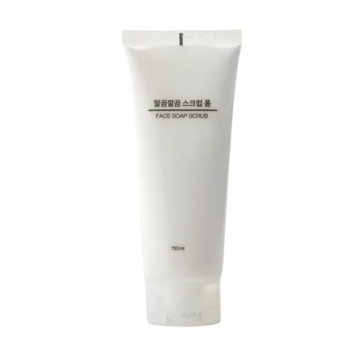 GASHINA STORY Korean Face Soap Scrub 150ml - Exfoliating Face Wash, Facial Scrub with Peach Kernel & Witch-Hazel, Facial Exfoliator Remove Dead Skin & Impurities - Fragrance-Free, Eco-Friendly Packaging - Image 3