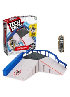 Tech Deck TECH DECK, Pyramid Point, X-Connect Park Creator, Customizable and Buildable Ramp Set with Exclusive Fingerboard, Kids Toy for Boys and Girls Ages 6 and up  - Image 1