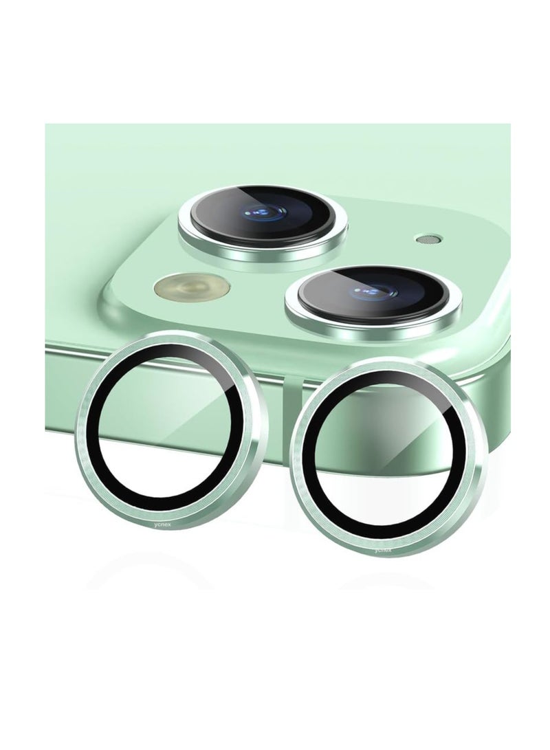 Digi Core آئی فون 15 اسکرین پروٹیکٹر 3 پیک 6.1 انچ 2.5D خمیدہ کناروں کے ساتھ آئی فون 15 کیمرہ لینس پروٹیکٹر اور اینٹی سکریچ آئی فون 15 بیک پی وی سی کلیئر شیٹ سیٹ (سبز، آئی فون 15) - Image 5